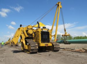 Side boom Crane for Pipelines